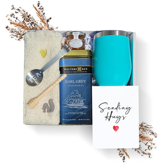 Walters Bay Earl Gray - Teal Tumbler - Heart Socks