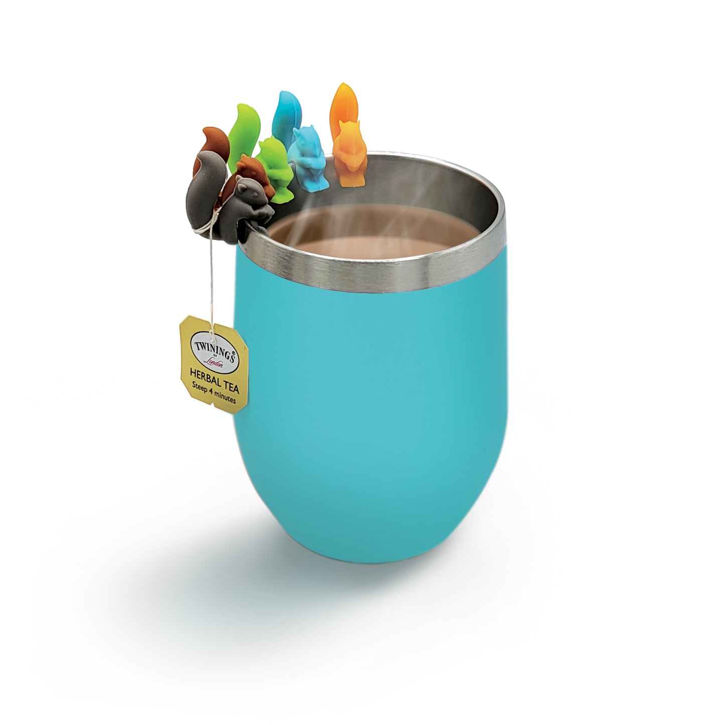 Silicone Squirrel Tea Bag Holder (1 Piece)