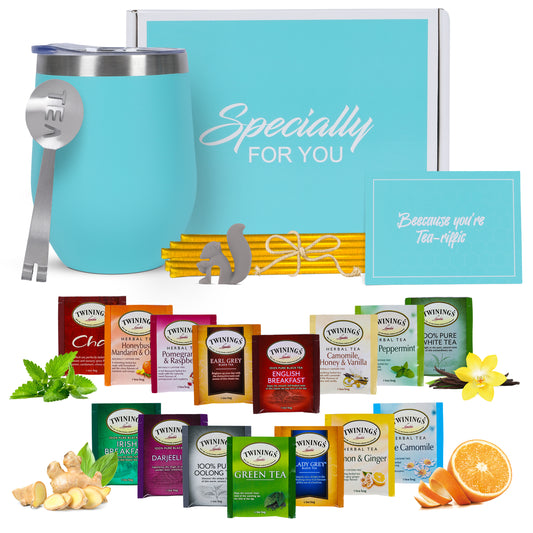 Tea Gift Set - Teal Tumbler