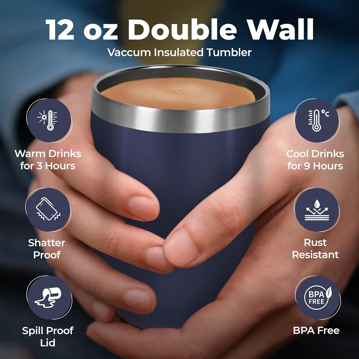 Tea Gift Set Decaffeinated - Blue Tumbler