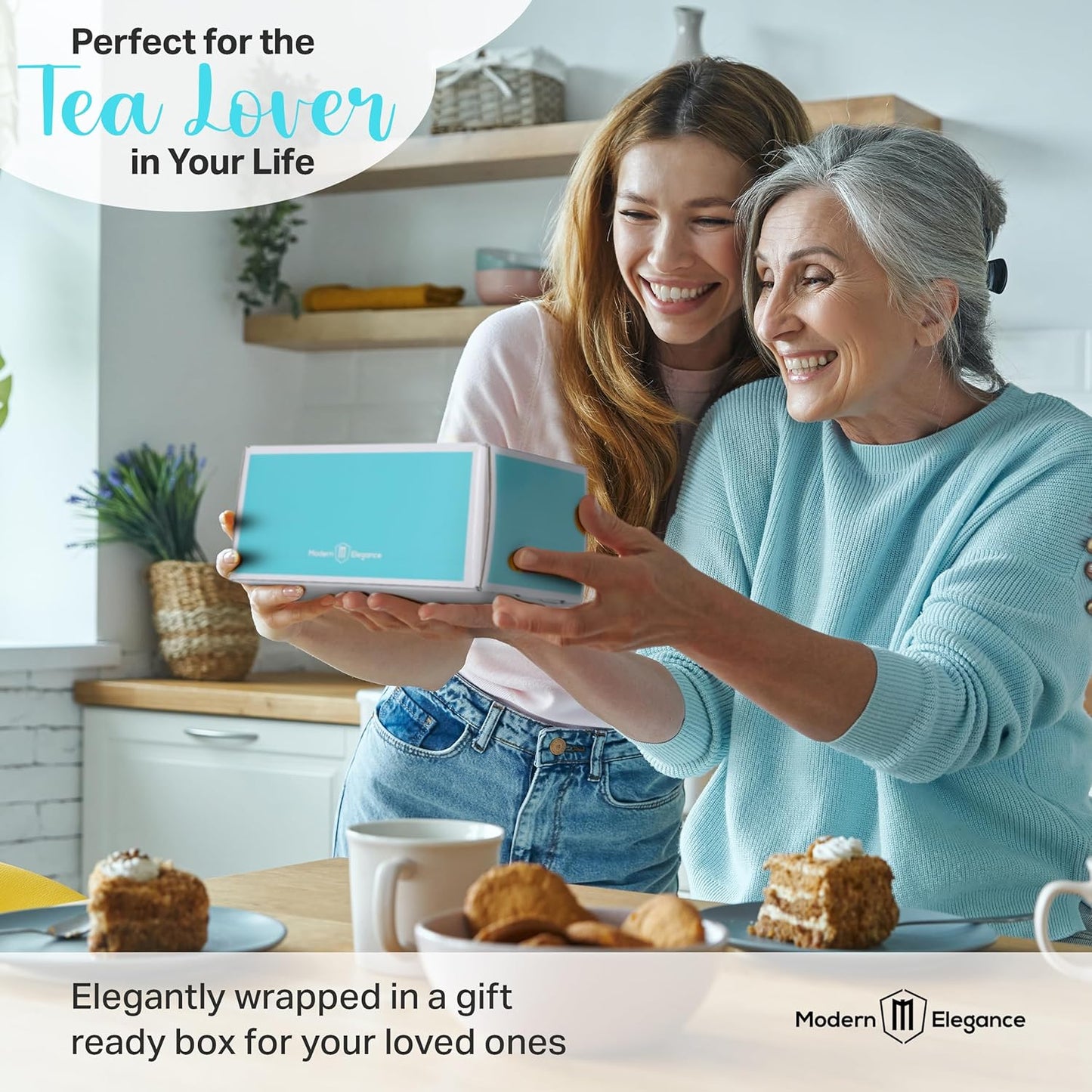 Tea Gift Set - Birthday Teal Tumbler