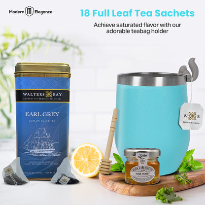 Walters Bay Earl Gray - Teal Tumbler