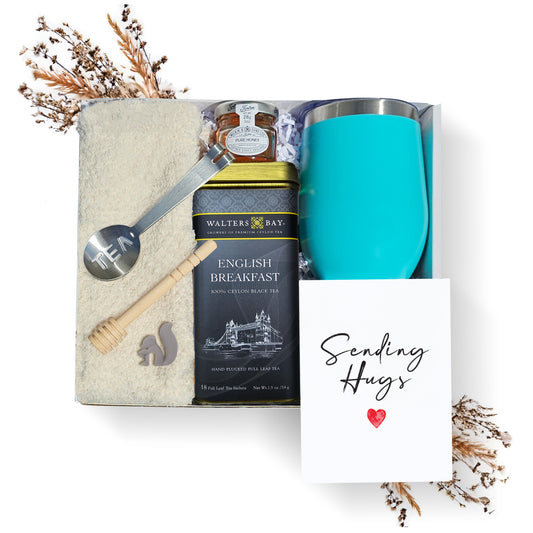Walters Bay English Breakfast Tea Gift Set - Teal Tumbler