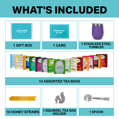 Tea Gift Set - Purple Tumbler