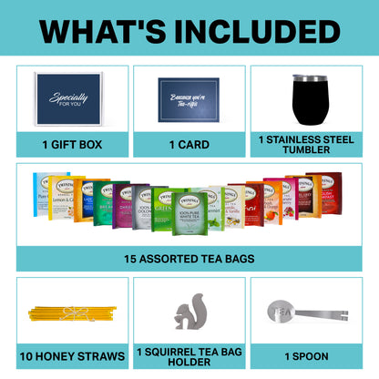 Tea Gift Set - Black Tumbler