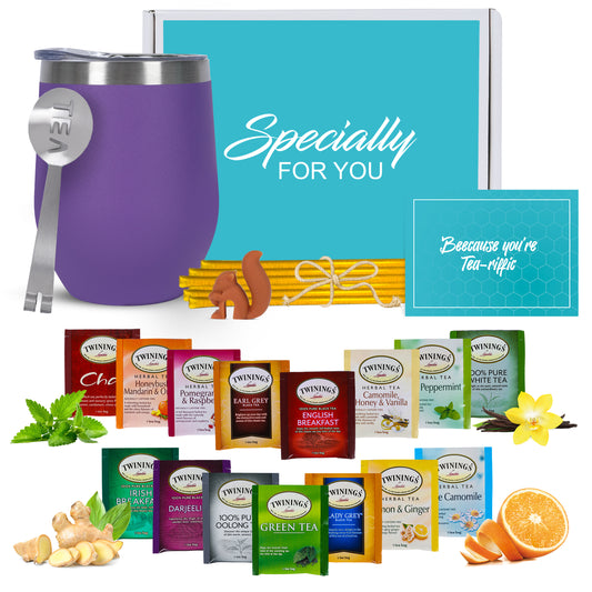 Tea Gift Set - Purple Tumbler