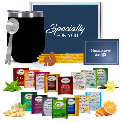 Tea Gift Set - Black Tumbler